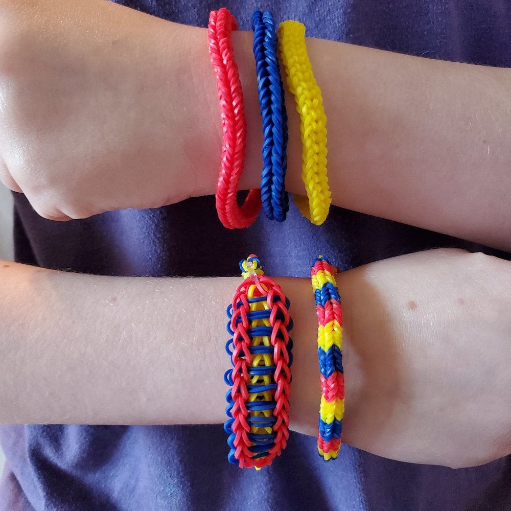 Handmade Marvel Inspired Loom Bracelet/New
